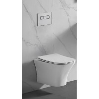 Унитаз Cerutti SPA Vettore Aria MW CT9242 подвесной Белый матовый с сиденьем Микролифт