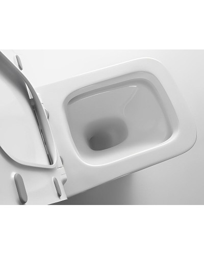 Унитаз Cerutti SPA Vettore Aria MW CT9242 подвесной Белый матовый с сиденьем Микролифт