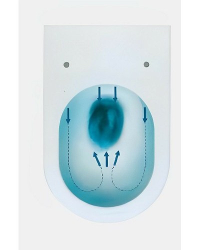 Унитаз Cerutti SPA Vettore Aria MW CT9242 подвесной Белый матовый с сиденьем Микролифт