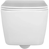 Комплект унитаза Aquatek Либра New AQ1148N-00 с инсталляцией Grohe Rapid SL 38772001 с сиденьем Микролифт и клавишей смыва Хром