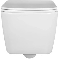 Комплект унитаза Aquatek Либра New AQ1148N-00 с инсталляцией Grohe Rapid SL 38721001 с сиденьем Микролифт и клавишей смыва Хром