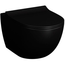 Унитаз Vitra Sento Rim-ex 7748B083-0101 подвесной Черный матовый без сиденья