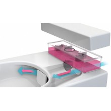 Унитаз биде Vitra Nest 5176B003-6233 подвесной с сиденьем Микролифт