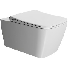 Унитаз GSI Nubes 961509 подвесной Белый матовый без сиденья