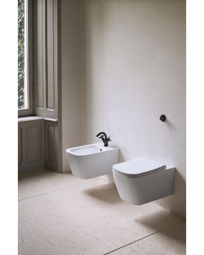 Унитаз GSI Nubes 961509 подвесной Белый матовый без сиденья