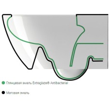 Унитаз GSI Modo 981626 подвесной Ardesia opaco без сиденья