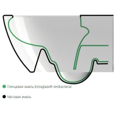 Унитаз GSI Pura 881526 подвесной Ardesia opaco без сиденья