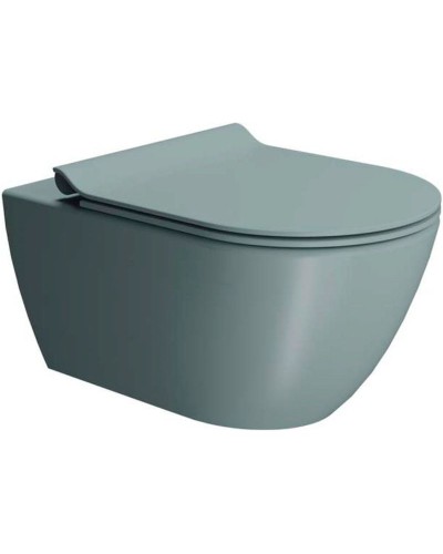 Унитаз GSI Pura 881515 подвесной Ghiaccio opaco без сиденья