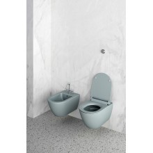 Унитаз GSI Pura 881515 подвесной Ghiaccio opaco без сиденья