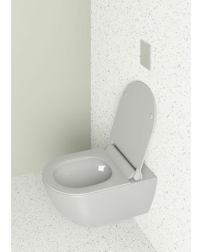 Унитаз GSI Pura 881517 подвесной Cenere opaco без сиденья