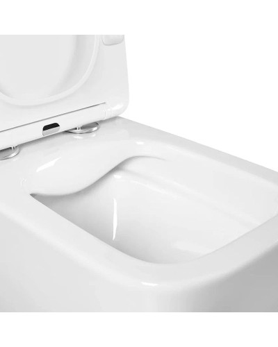 Комплект унитаза Aquatek Либра New AQ1148N-00 с инсталляцией Cersanit Black 35 S-IN-BLACK-Cg-w с сиденьем Микролифт и клавишей смыва Хром