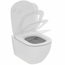 Комплект унитаза с инсталляцией Ideal Standard Tesi Rimless TT00003/115AA с сиденьем Микролифт и клавишей смыва Хром