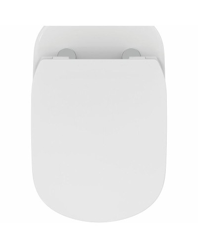 Комплект унитаза с инсталляцией Ideal Standard Tesi Rimless TT00003/115JG с сиденьем Микролифт и клавишей смыва Хром матовый