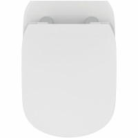 Комплект унитаза с инсталляцией Ideal Standard Tesi Rimless TT00003/121A6 с сиденьем Микролифт и Черной матовой клавишей смыва
