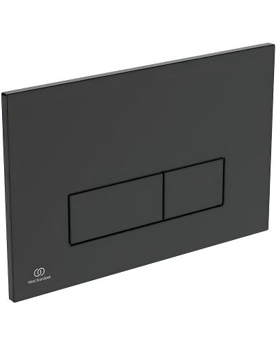 Комплект унитаза с инсталляцией Ideal Standard Tesi Rimless TT00003/121A6 с сиденьем Микролифт и Черной матовой клавишей смыва