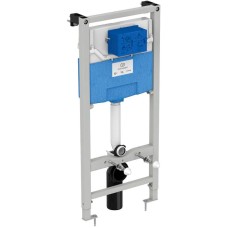 Комплект унитаза с инсталляцией Ideal Standard Tesi Aqua Blade TT00002/115JG с сиденьем Микролифт и клавишей смыва Хром матовый