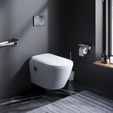 Унитаз-биде AM.PM Sensation CCC301700SC подвесной с сиденьем Микролифт