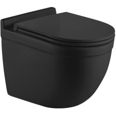 Унитаз WeltWasser Heimbach 041 MT-BL 10000009903 подвесной Черный матовый с сиденьем Микролифт