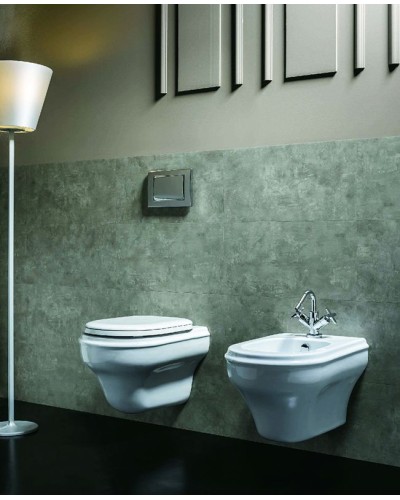 Унитаз Azzurra Charme CHVKSP000000BI/(CHA100/SOSK bi) подвесной без сиденья