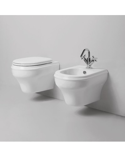 Унитаз Azzurra Charme CHVKSP000000BI/(CHA100/SOSK bi) подвесной без сиденья