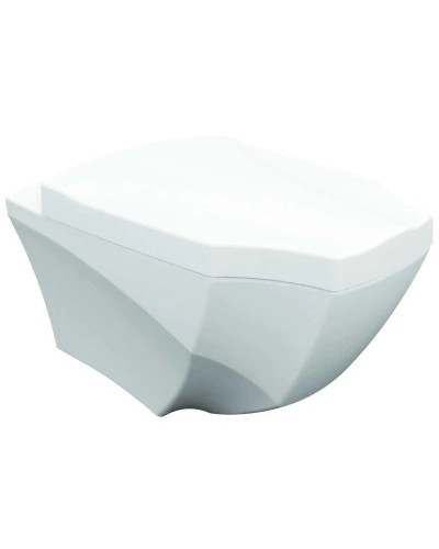 Подвесной унитаз с сиденьем микролифт Bien Fracture FRKA056GMVP0W3000