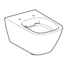 Подвесной безободковый унитаз Geberit Smyle Square 500.208.01.1