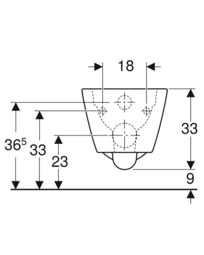 Подвесной безободковый унитаз Geberit Smyle Square 500.208.01.1