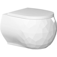 Подвесной безободковый унитаз с сиденьем микролифт Bien Pent PNKA052N1VP0W3000