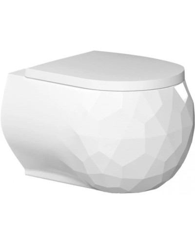 Подвесной безободковый унитаз с сиденьем микролифт Bien Pent PNKA052N1VP0W3000