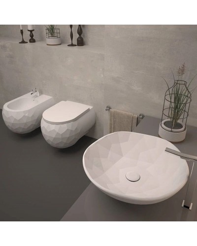 Подвесной безободковый унитаз с сиденьем микролифт Bien Pent PNKA052N1VP0W3000