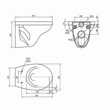Подвесной унитаз с сиденьем микролифт Kolo Idol M1310002U
