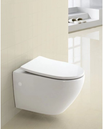 Подвесной безободковый унитаз BelBagno Sfera-R BB513CH