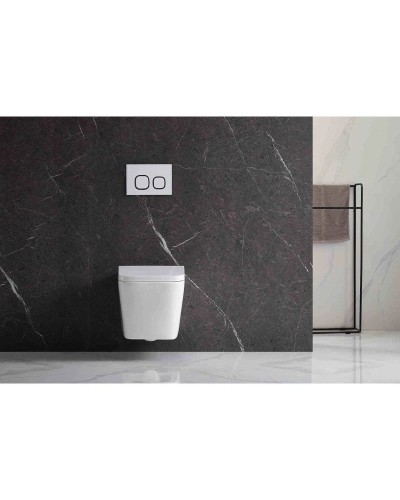 Подвесной безободковый унитаз с сиденьем микролифт Aquatek Либра AQ0530-00