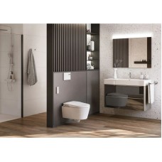 Подвесной безободковый унитаз с функцией биде Roca Inspira In-Wash 803060001