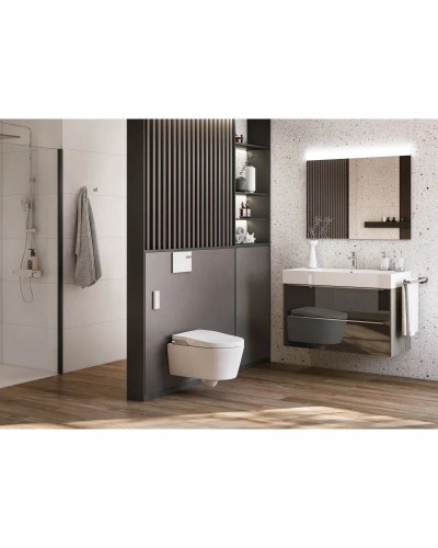 Подвесной безободковый унитаз с функцией биде Roca Inspira In-Wash 803060001