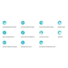 Подвесной безободковый унитаз с функцией биде Roca Inspira In-Wash 803060001