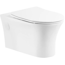 Подвесной безободковый унитаз BelBagno Ancona BB1224CHR-SM