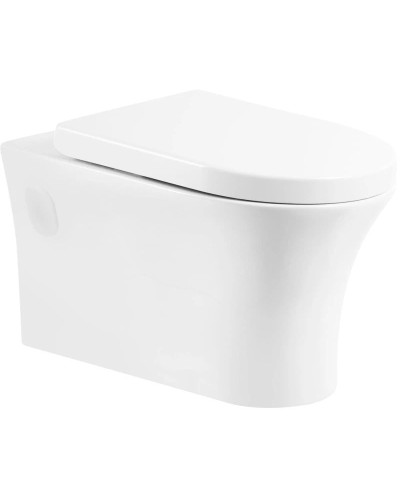 Подвесной безободковый унитаз BelBagno Ancona BB1224CHR-SM