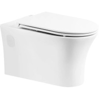 Подвесной безободковый унитаз BelBagno Ancona BB1224CHR-SM