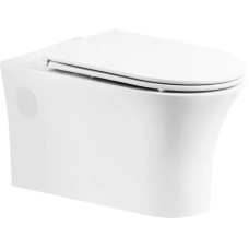 Подвесной безободковый унитаз BelBagno Ancona BB1224CHR-SM