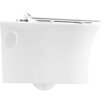 Подвесной безободковый унитаз BelBagno Ancona BB1224CHR-SM