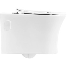 Подвесной безободковый унитаз BelBagno Ancona BB1224CHR-SM