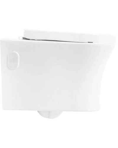 Подвесной безободковый унитаз BelBagno Ancona BB1224CHR-SM