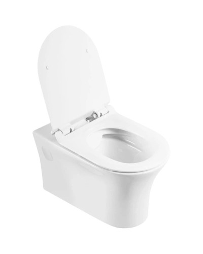 Подвесной безободковый унитаз BelBagno Ancona BB1224CHR-SM