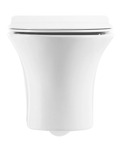 Подвесной безободковый унитаз BelBagno Ancona BB1224CHR-SM