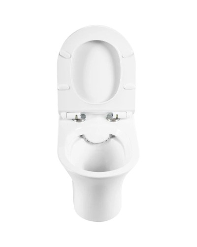 Подвесной безободковый унитаз BelBagno Ancona BB1224CHR-SM