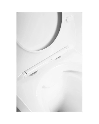 Подвесной безободковый унитаз BelBagno Ancona BB1224CHR-SM