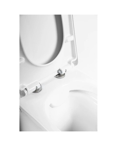 Подвесной безободковый унитаз BelBagno Ancona BB1224CHR-SM