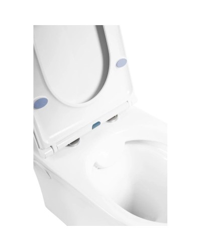 Подвесной безободковый унитаз BelBagno Ancona BB1224CHR-SM