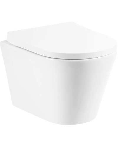 Подвесной безободковый унитаз BelBagno Flay-R BB506CH